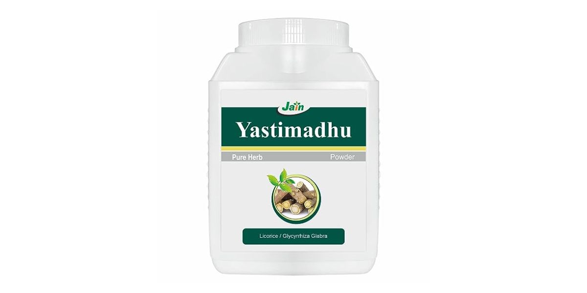 जैन पुरे मुलेठी (यष्टिमधु या लिकोरिस) पाउडर